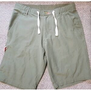 Trunks Surf & Swim Co. Men's All Day 360 Utility Shorts Olive Green Outdoor Sz30